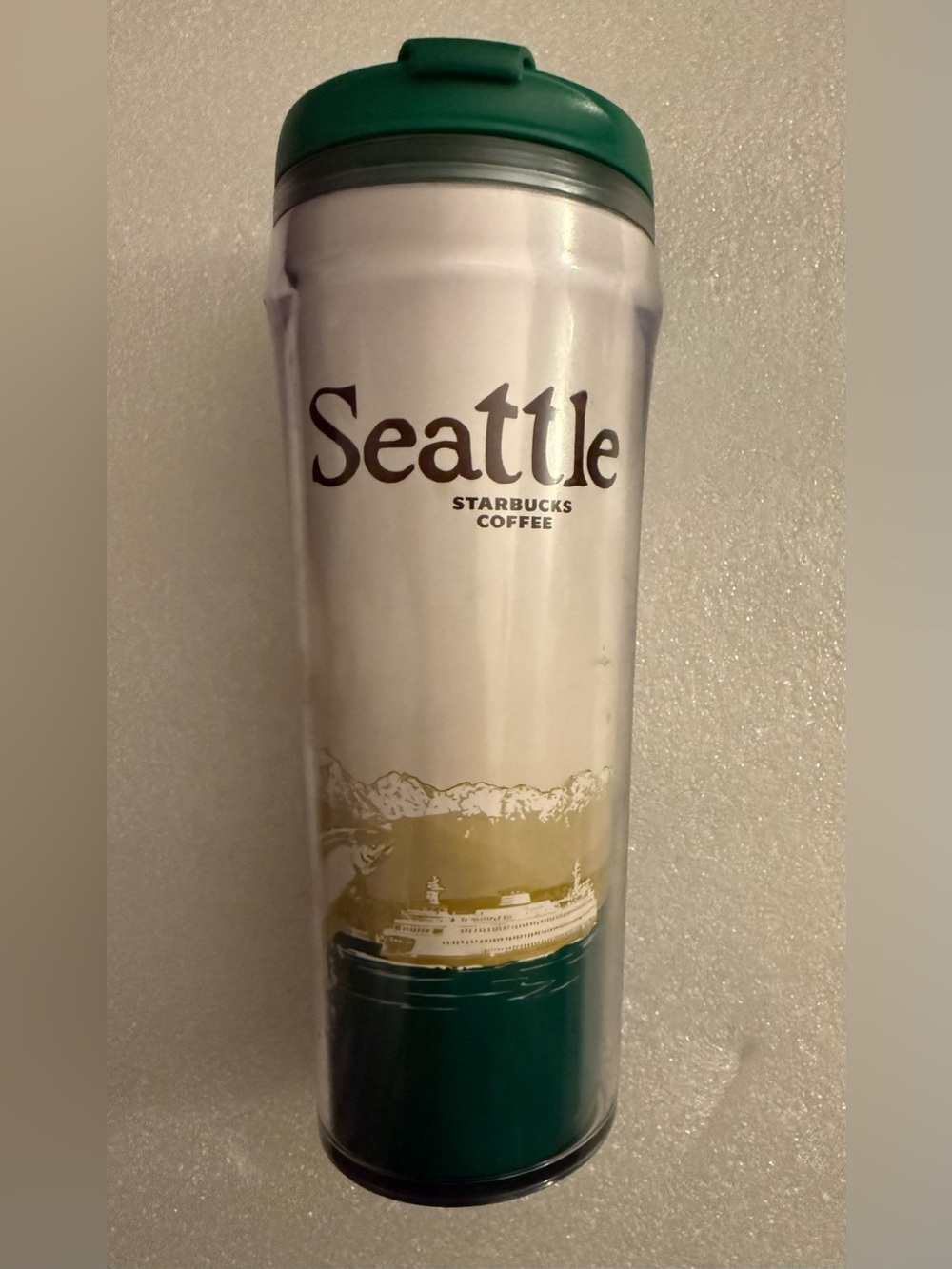 NWT Vintage 2004 Starbucks Seattle Icon Travel Coffee Tumbler 12oz